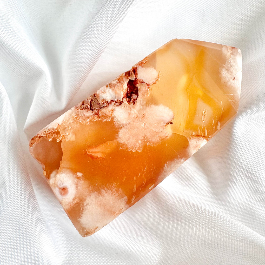 flower agate tower meaning and properties