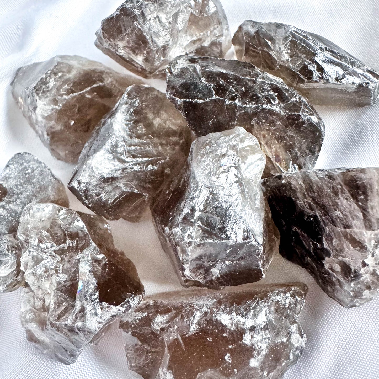 Apache Tear - Raw Crystal for Grounding and Protection - Crystal Qi