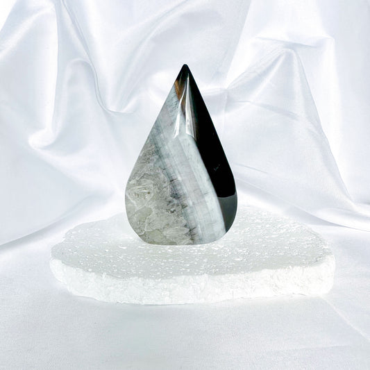 healing crystal gifts for her - BlackAgate-Flame-Crystal Qi