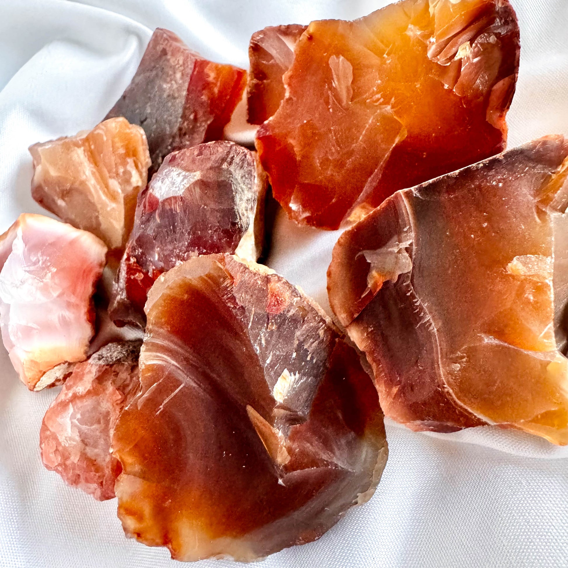 Carnelian - Raw Crystal for Motivation & Creativity - Crystal Qi