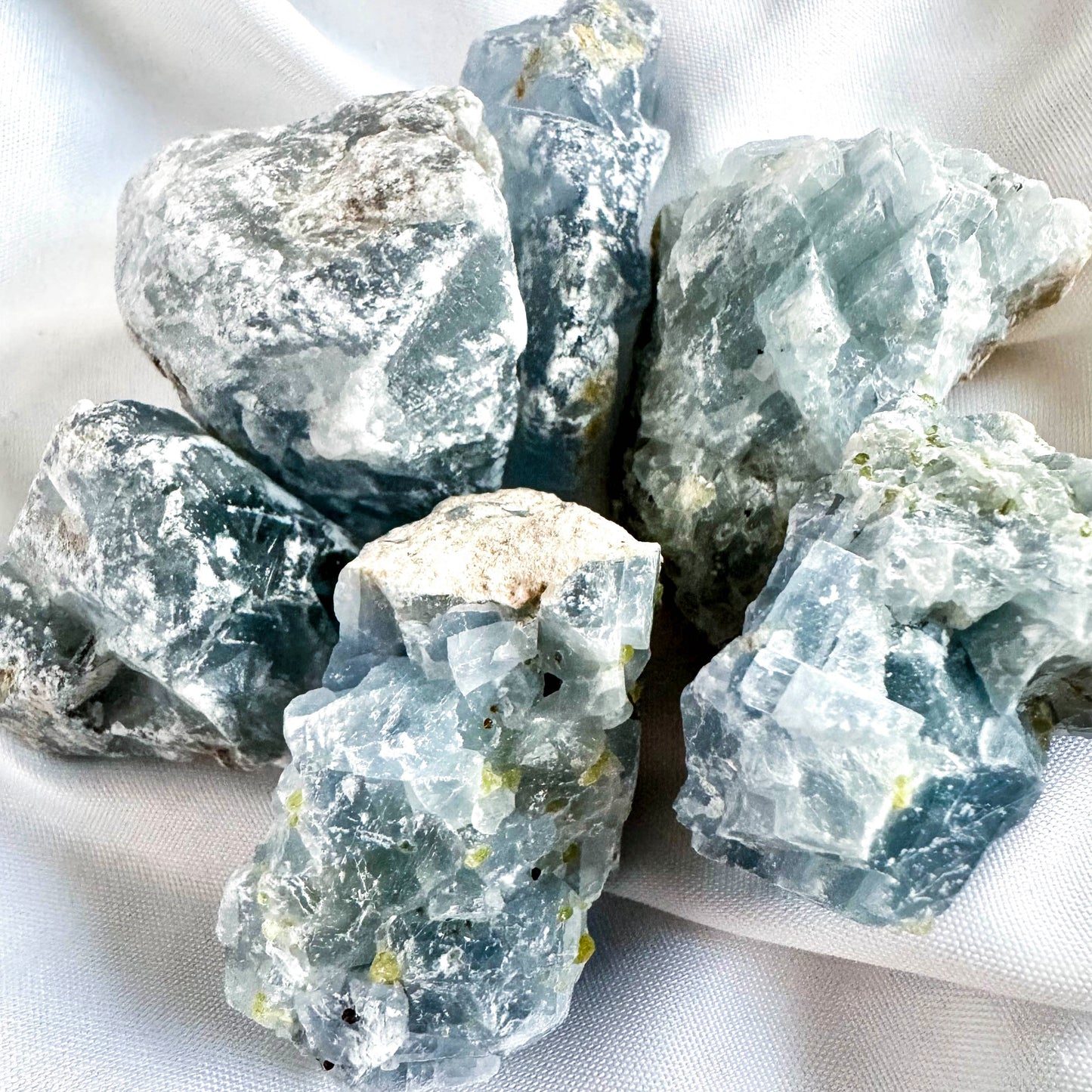 Celestite - Raw Crystal for Anxiety & Calm - Crystal Qi