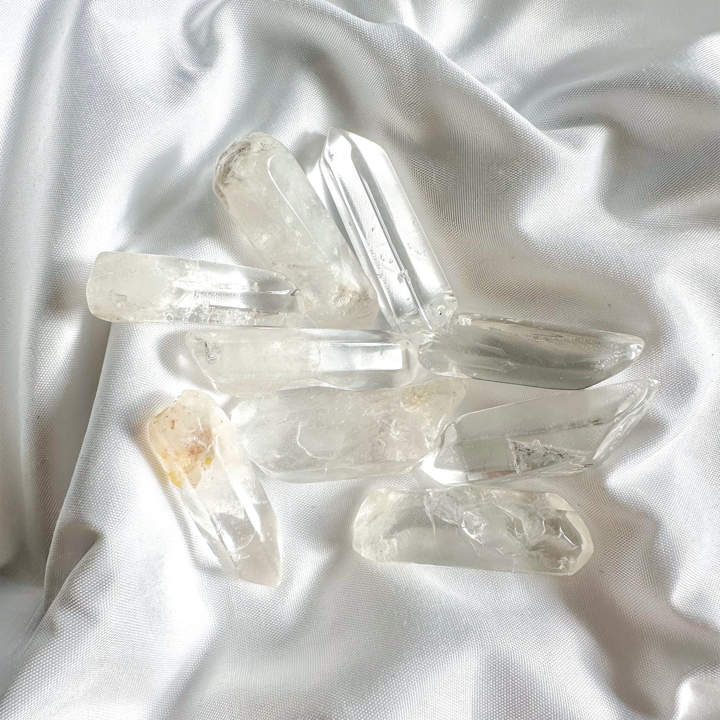 Clear Quartz Points - Polished - Crystal for Healing & Amplification - Crystal Qi