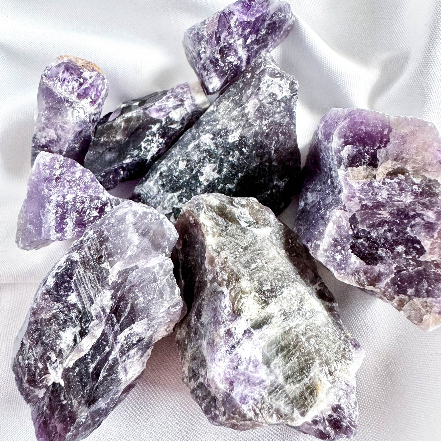 Dream Amethyst - Raw Crystal for Anxiety & Calm - Crystal Qi