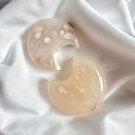 healing crystal gifts for her uk - Flower Agate-Moon - Best Healing Crystal For Health Crystal Qi