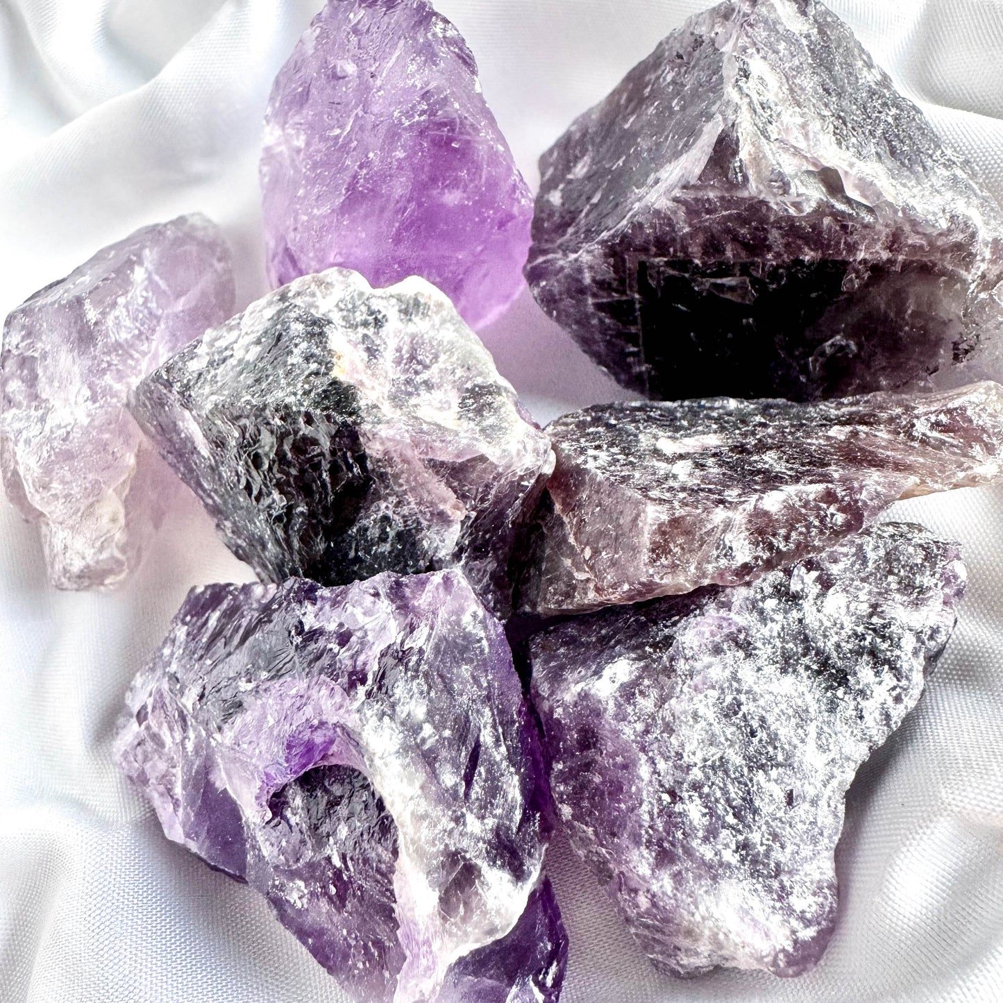 High Grade Amethyst - Raw Crystal for Anxiety & Calm - Crystal Qi