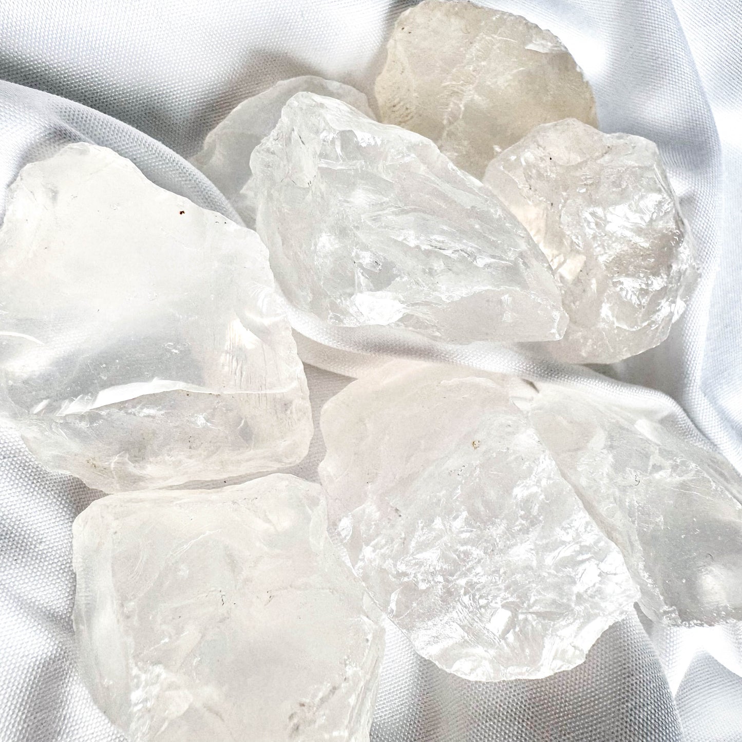 Ice Quartz - Raw Crystal for Healing & Amplification - Crystal Qi