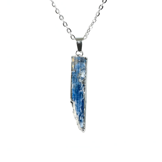 Introducing our Kyanite Necklace, a beautiful and serene accessory crafted to evoke a sense of calm and balance.