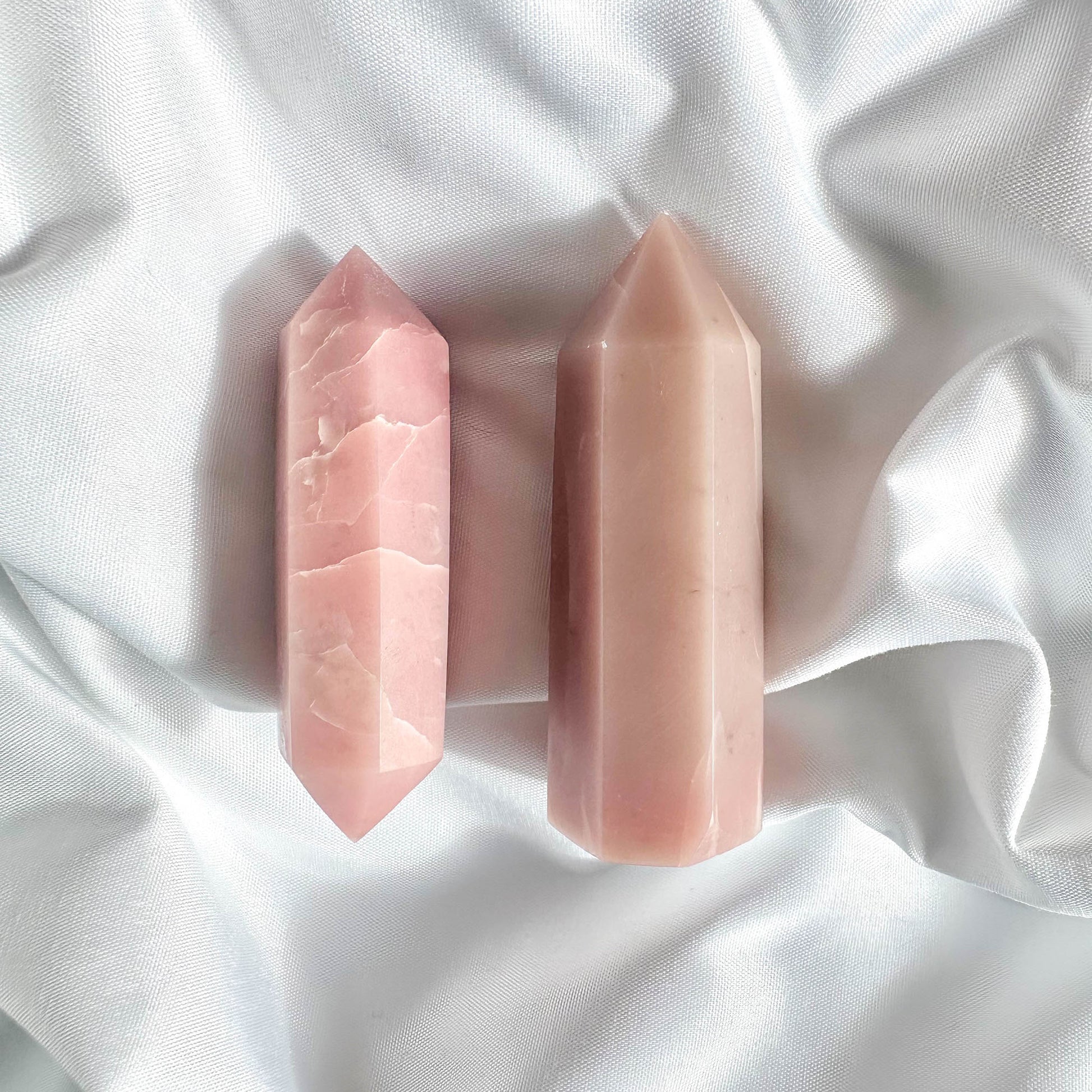 PinkOpalite-Point - Best Healing Crystal Gift for Her  - Crystal Qi