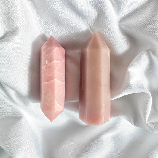 PinkOpalite-Point - Best Healing Crystal Gift for Her - Crystal Qi