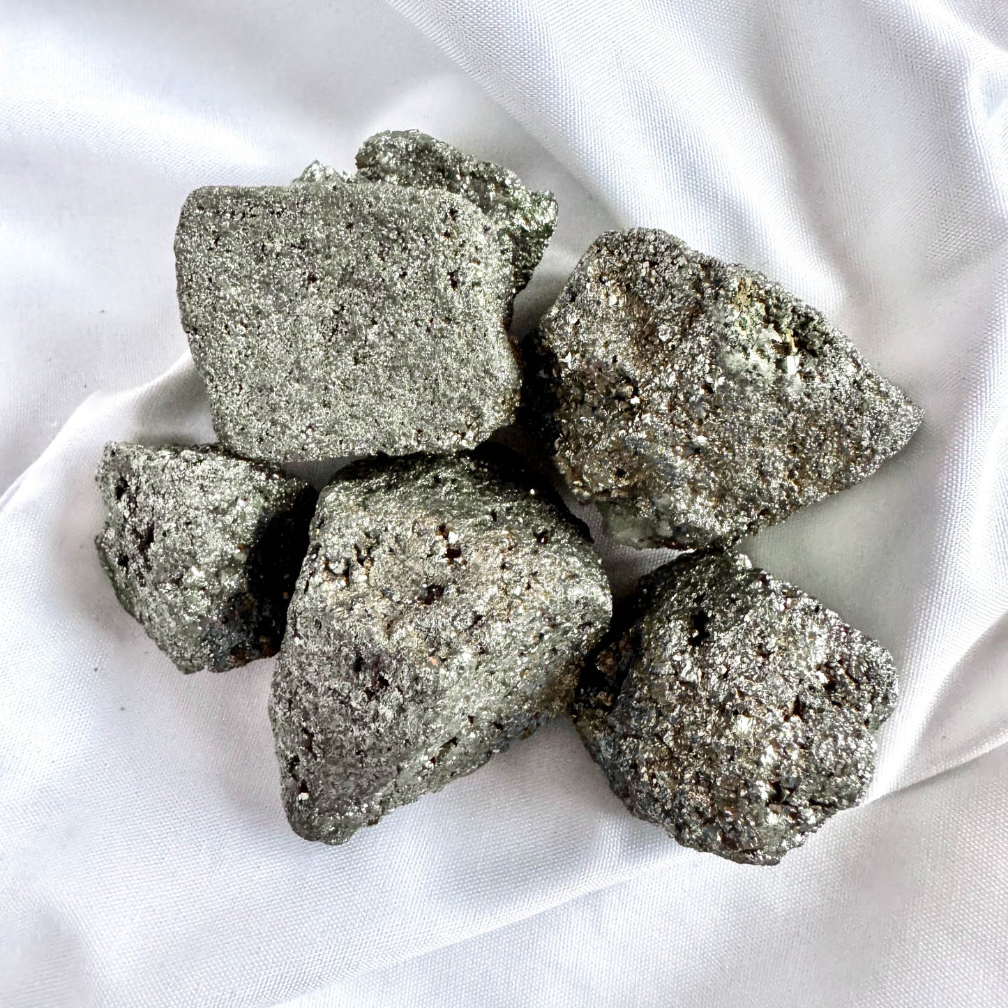 Pyrite attracts wealth and abundance and provides protection.
