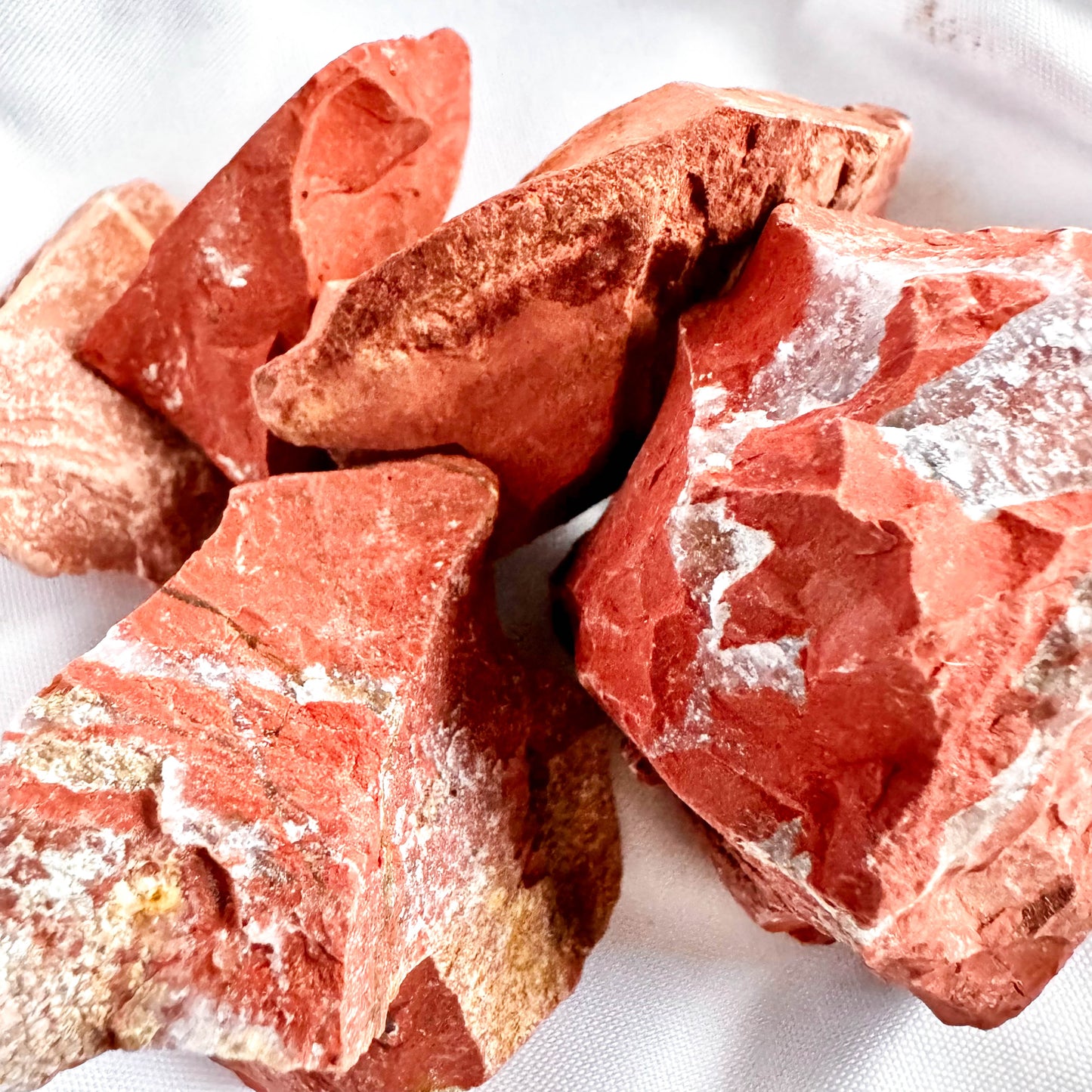 Red Jasper - Raw Crystal for Grounding & Protection - Crystal Qi