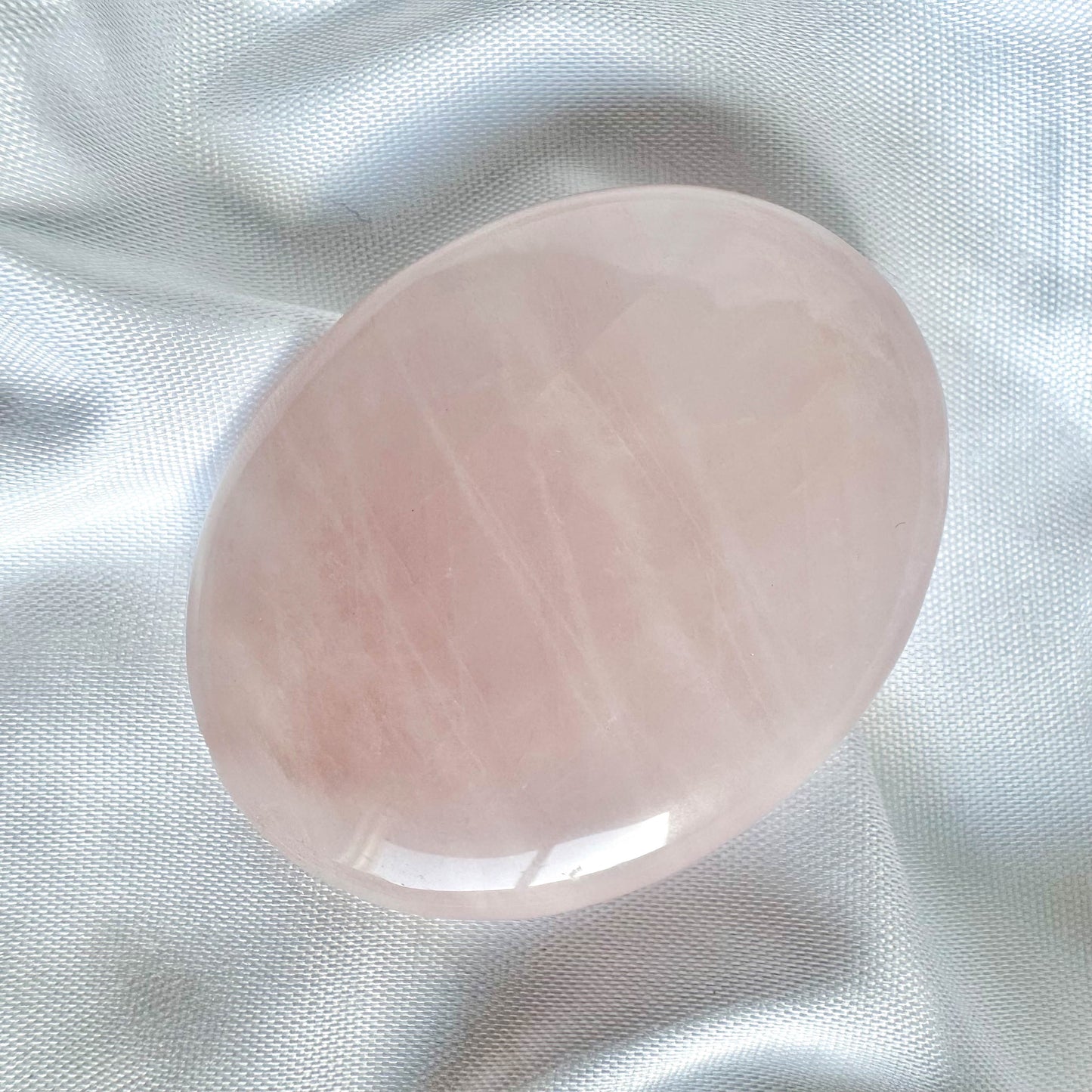 Rose Quartz - Worry Stone for Love & Emotional Healing - Crystal Qi