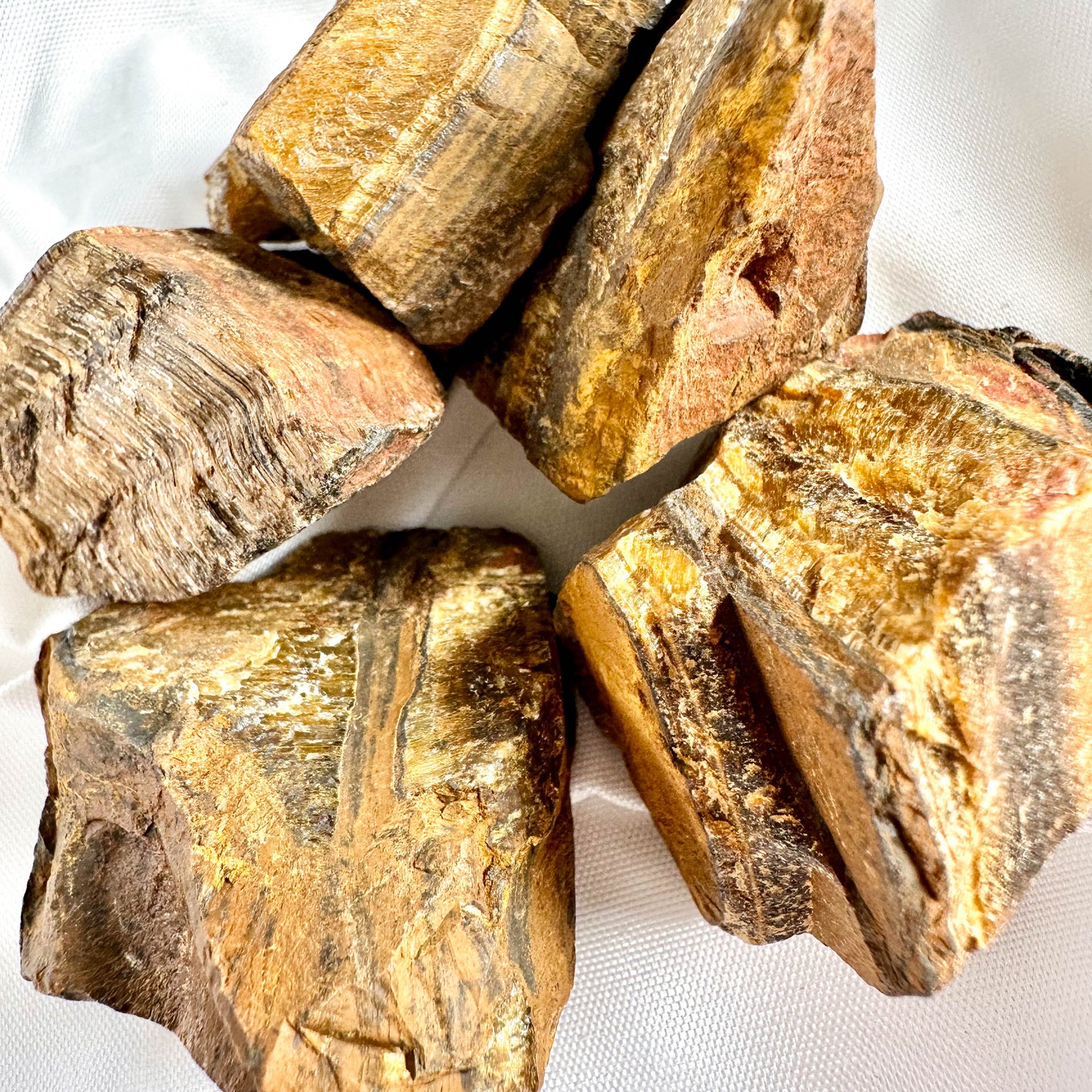 Tigers Eye - Raw Crystal for Strength & Courage - Crystal Qi