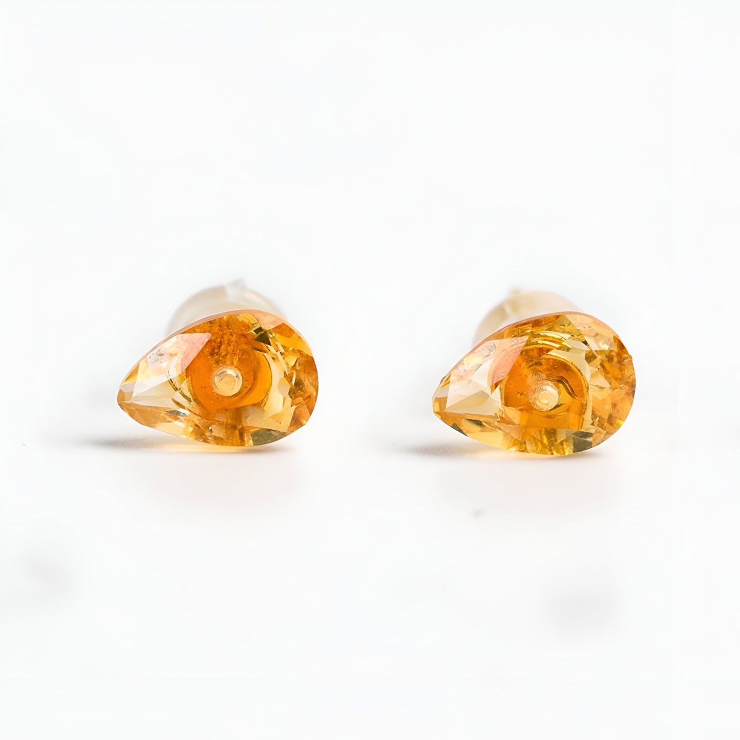Citrine Stud Earring