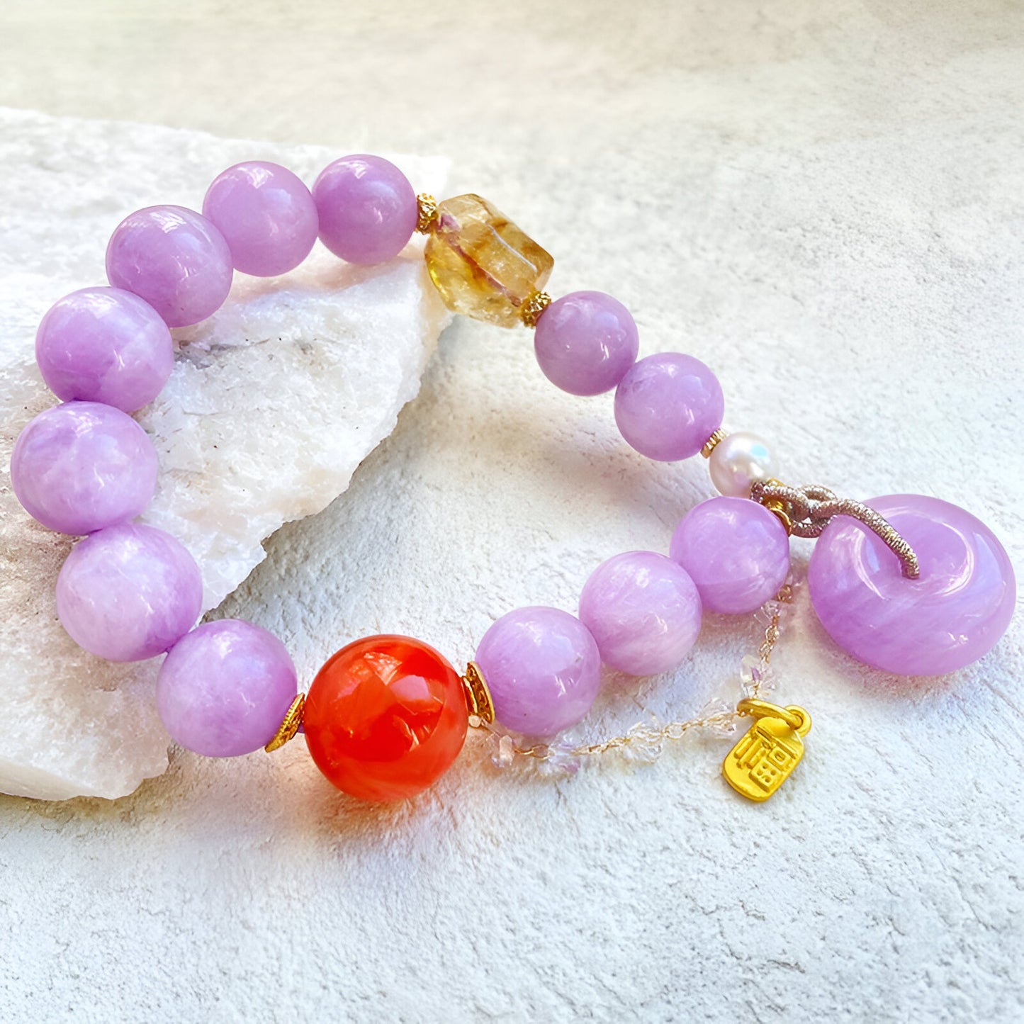 Find Peace and Happiness Bracelet at Crystal Qi