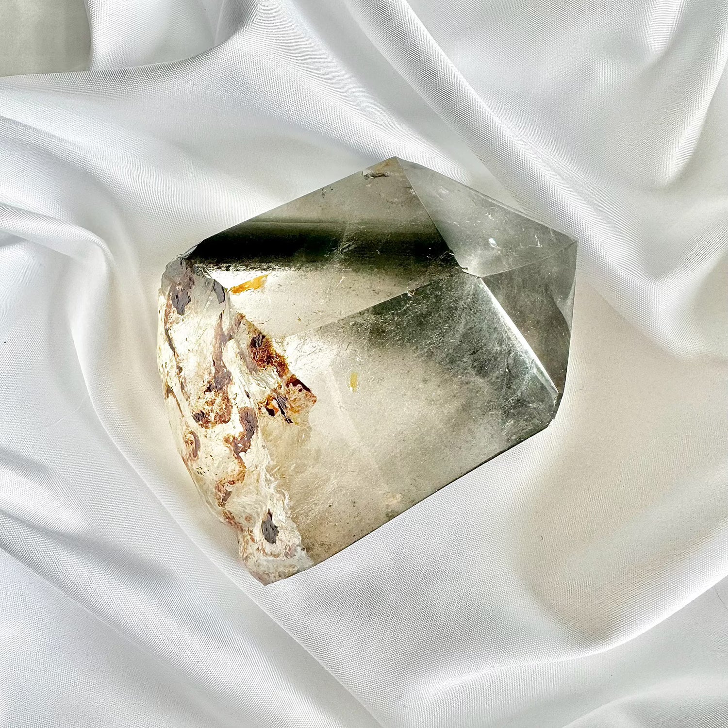 Green Phantom Quartz - Growth & Transformation | Crystal Qi