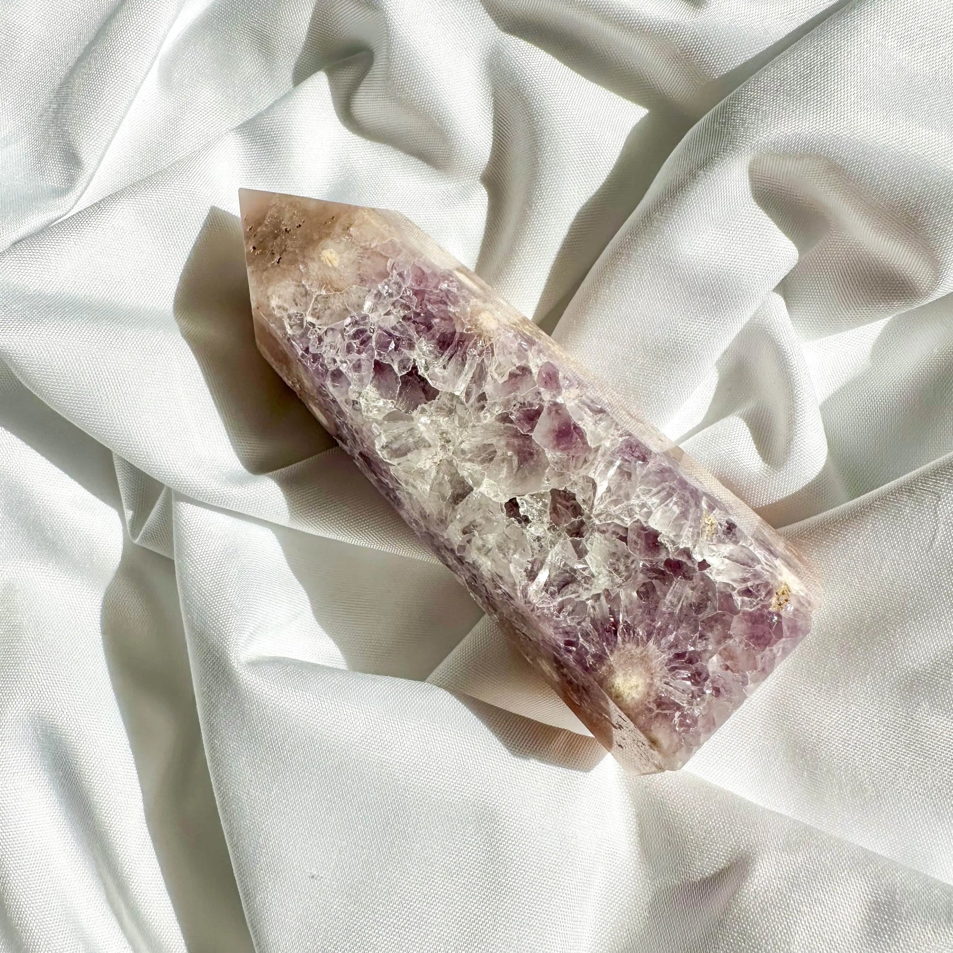 PinkAmethyst_FlowerAgate - Crystals for love and emotion healing - Crystal Qi