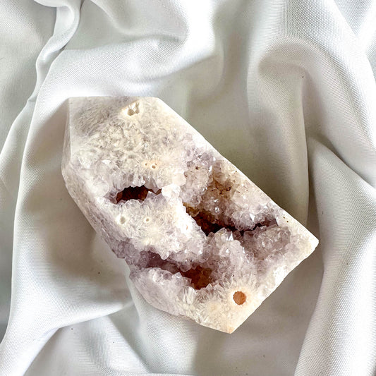 Pink Amethyst promotes emotional balance and peace