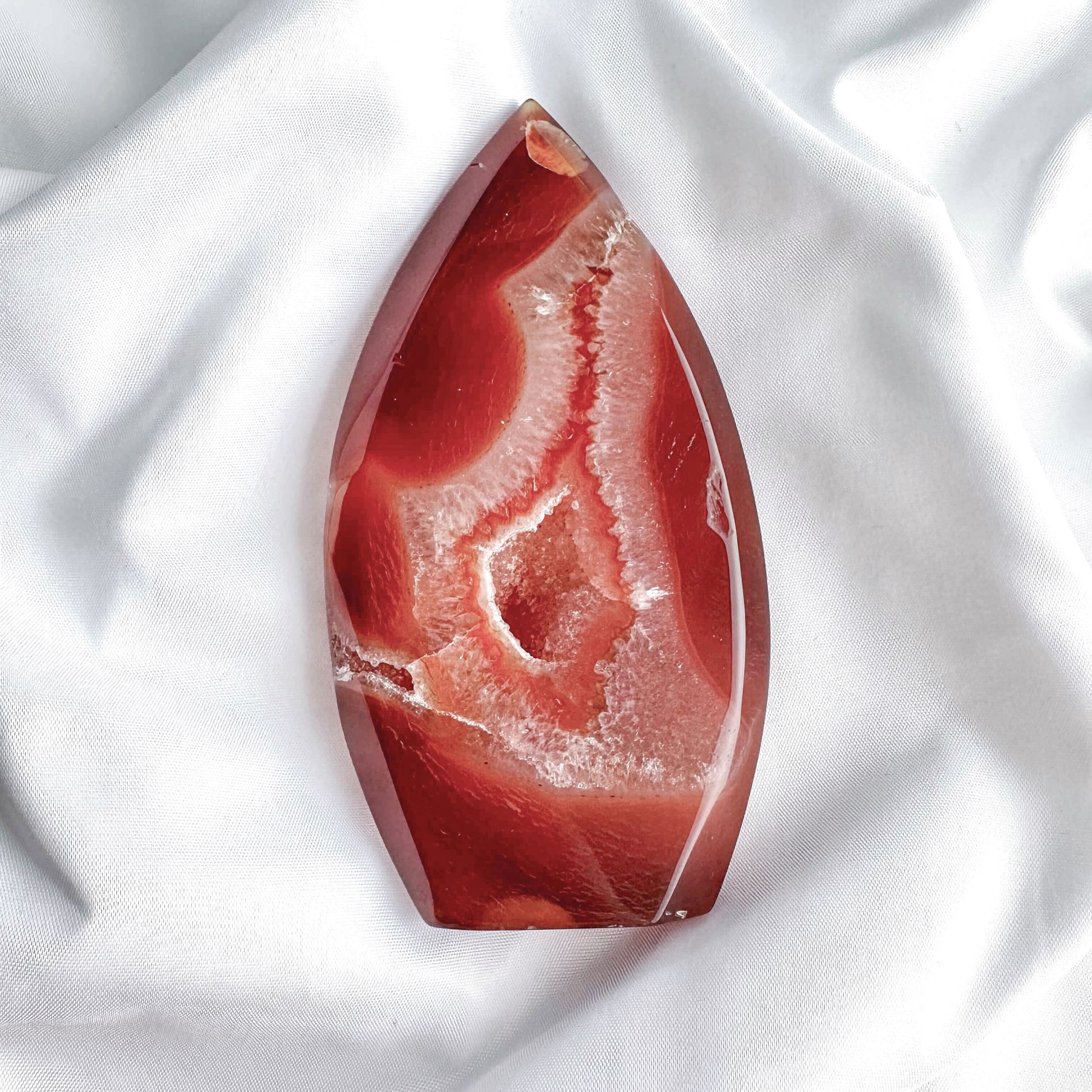 Red Fire Agate - Flame - Crystal for Protection - Crystal Qi