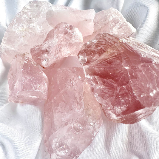 Rose Quartz - Raw Crystal for Love & Emotional Healing - Crystal Qi